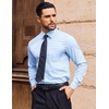 image:imageCOOFANDY Mens Dress Shirts Wrinkle Free Long Sleeve Button Down Shirt Formal Business ShirtsBlue
