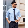 image:imageCOOFANDY Mens Dress Shirts Wrinkle Free Long Sleeve Button Down Shirt Formal Business ShirtsBlue