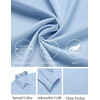 image:imageCOOFANDY Mens Dress Shirts Wrinkle Free Long Sleeve Button Down Shirt Formal Business ShirtsBlue