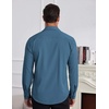 image:imageCOOFANDY Mens Dress Shirts Wrinkle Free Long Sleeve Button Down Shirt Formal Business ShirtsDeep Blue