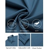 image:imageCOOFANDY Mens Dress Shirts Wrinkle Free Long Sleeve Button Down Shirt Formal Business ShirtsDeep Blue