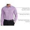 image:imageCOOFANDY Mens Dress Shirts Wrinkle Free Long Sleeve Button Down Shirt Formal Business ShirtsLavender