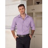 image:imageCOOFANDY Mens Dress Shirts Wrinkle Free Long Sleeve Button Down Shirt Formal Business ShirtsLavender
