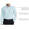 image:imageCOOFANDY Mens Dress Shirts Wrinkle Free Long Sleeve Button Down Shirt Formal Business ShirtsLight Blue