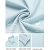 image:imageCOOFANDY Mens Dress Shirts Wrinkle Free Long Sleeve Button Down Shirt Formal Business ShirtsLight Blue