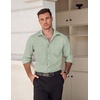 image:imageCOOFANDY Mens Dress Shirts Wrinkle Free Long Sleeve Button Down Shirt Formal Business ShirtsLight Green