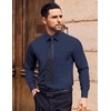image:imageCOOFANDY Mens Dress Shirts Wrinkle Free Long Sleeve Button Down Shirt Formal Business ShirtsNavy Blue