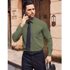 image:imageCOOFANDY Mens Dress Shirts Wrinkle Free Long Sleeve Button Down Shirt Formal Business ShirtsOlive Green