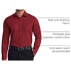 image:imageCOOFANDY Mens Dress Shirts Wrinkle Free Long Sleeve Button Down Shirt Formal Business ShirtsWine Red