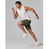 image:imageCOOFANDY Mens Gym Workout Shorts Quick Dry Athletic LooseFit Lightweight Running Shorts with Zipper PocketsArmy Green