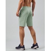 image:imageCOOFANDY Mens Gym Workout Shorts Quick Dry Athletic LooseFit Lightweight Running Shorts with Zipper PocketsLight Green