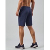 image:imageCOOFANDY Mens Gym Workout Shorts Quick Dry Athletic LooseFit Lightweight Running Shorts with Zipper PocketsNavy Ble