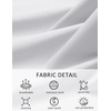 image:imageCOOFANDY Mens Gym Workout Shorts Quick Dry Athletic LooseFit Lightweight Running Shorts with Zipper PocketsWhite