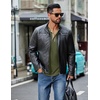 image:imageCOOFANDY Mens Henley Long Sleeve Shirts Casual Button TShirt Pullover Basic Tees with PocketArmy Green
