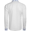 image:imageCOOFANDY Mens Henley Shirt Vyshyvanka Long Sleeve African Print Shirts Casual Zip Up Cotton Linen Beach Hippie Shirt01white