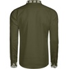image:imageCOOFANDY Mens Henley Shirt Vyshyvanka Long Sleeve African Print Shirts Casual Zip Up Cotton Linen Beach Hippie ShirtArmy Green