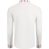 image:imageCOOFANDY Mens Henley Shirt Vyshyvanka Long Sleeve African Print Shirts Casual Zip Up Cotton Linen Beach Hippie ShirtFloral Print