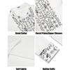 image:imageCOOFANDY Mens Henley Shirt Vyshyvanka Long Sleeve African Print Shirts Casual Zip Up Cotton Linen Beach Hippie ShirtLeaves Print