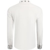 image:imageCOOFANDY Mens Henley Shirt Vyshyvanka Long Sleeve African Print Shirts Casual Zip Up Cotton Linen Beach Hippie ShirtLeaves Print