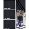 image:imageCOOFANDY Mens Henley Shirts Long Sleeve Basic Waffle Pique Pullover TShirt with PocketNavy Blue