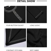 image:imageCOOFANDY Mens Henley Shirts Long Sleeve Button TShirt Fashion Casual Pullover Shirts Soft Stretch Tees TopsBlack