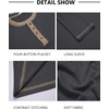 image:imageCOOFANDY Mens Henley Shirts Long Sleeve Button TShirt Fashion Casual Pullover Shirts Soft Stretch Tees TopsDark Grey