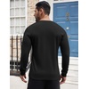image:imageCOOFANDY Mens Henley Shirts Long Sleeve Button TShirt Lightweight Fashion Casual Pullover ShirtBlack