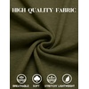 image:imageCOOFANDY Mens Henley Shirts Long Sleeve Casual Maverick Slub Henley TShirts Lightweight Basic Tee02army Green