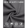 image:imageCOOFANDY Mens Henley Shirts Long Sleeve Casual Maverick Slub Henley TShirts Lightweight Basic TeeDark Gray