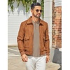 image:imageCOOFANDY Mens Henley Shirts Long Sleeve Casual Maverick Slub Henley TShirts Lightweight Basic TeeKhaki