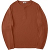 image:imageCOOFANDY Mens Henley Shirts Long Sleeve Casual Pullover Shirt Fashion Button TShirtCaramel