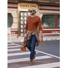 image:imageCOOFANDY Mens Henley Shirts Long Sleeve Casual Pullover Shirt Fashion Button TShirtCaramel