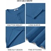 image:imageCOOFANDY Mens Henley Shirts Long Sleeve Casual Pullover Shirt Fashion Button TShirtDenim