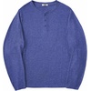 image:imageCOOFANDY Mens Henley Shirts Long Sleeve Casual Pullover Shirt Fashion Button TShirtHeather Blue
