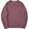 image:imageCOOFANDY Mens Henley Shirts Long Sleeve Casual Pullover Shirt Fashion Button TShirtHeather Burgundy