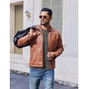 image:imageCOOFANDY Mens Henley Shirts Long Sleeve Fashion Tee Shirts Slim Fit 4 Buttons TShirts Casual Basic Pullover TopDark Grey