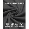 image:imageCOOFANDY Mens Henley Shirts Long Sleeve Fashion Tee Shirts Slim Fit 4 Buttons TShirts Casual Basic Pullover TopDark Grey