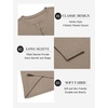 image:imageCOOFANDY Mens Henley Shirts Long Sleeve Fashion Tee Shirts Slim Fit 4 Buttons TShirts Casual Basic Pullover TopKhaki