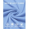 image:imageCOOFANDY Mens Henley Shirts Long Sleeve Fashion Tee Shirts Slim Fit 4 Buttons TShirts Casual Basic Pullover TopLight Blue