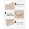image:imageCOOFANDY Mens Henley Shirts Long Sleeve Fashion Tee Shirts Slim Fit 4 Buttons TShirts Casual Basic Pullover TopLight Khaki