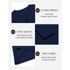 image:imageCOOFANDY Mens Henley Shirts Long Sleeve Fashion Tee Shirts Slim Fit 4 Buttons TShirts Casual Basic Pullover TopNavy Blue