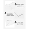 image:imageCOOFANDY Mens Henley Shirts Long Sleeve Fashion Tee Shirts Slim Fit 4 Buttons TShirts Casual Basic Pullover TopWhite