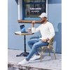image:imageCOOFANDY Mens Henley Shirts Long Sleeve Fashion Tee Shirts Slim Fit 4 Buttons TShirts Casual Basic Pullover TopWhite