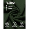image:imageCOOFANDY Mens Knit Polo Shirts Casual Short Sleeve Button Down Shirts Crochet Classic Golf Polo Collared ShirtsArmy Green