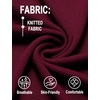 image:imageCOOFANDY Mens Knit Polo Shirts Casual Short Sleeve Button Down Shirts Crochet Classic Golf Polo Collared ShirtsWine Red