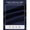 image:imageCOOFANDY Mens Knit Polo Shirts Short Sleeve Slim Fit Textured Golf Polo Shirt Casual Summer Vacation TShirtsNavy Blue