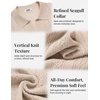 image:imageCOOFANDY Mens Knit Polo Shirts Short Sleeve Textured Polo Shirt VNeck Casual Stretch Summer Golf TopsLight Scarlet