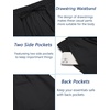 image:imageCOOFANDY Mens Linen Casual Pants Elastic Waist Drawstring Trousers Yoga Beach Summer PantsBlack