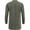 image:imageCOOFANDY Mens Linen Henley Shirts Long Sleeve Collarless TShirts Longline Kurta Beach Shirts with PocketArmy Green