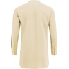 image:imageCOOFANDY Mens Linen Henley Shirts Long Sleeve Collarless TShirts Longline Kurta Beach Shirts with PocketBeige